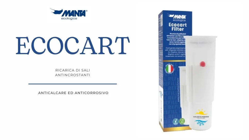 Cartuccia ricambio polifosfati Ecocart Manta Ecologica - Ricarica