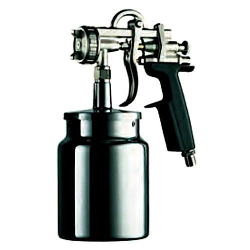 ASTUROMEC 9011 Serie 9011 Pistola per Verniciatura Gel-Coat Ugello 4 mm Serbatoio 680 cc Acciaio Inox colore Argento