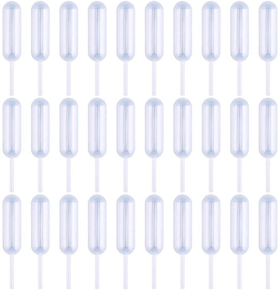 80 Stuks Pipette a trasferimento 4ml - Sfioratore per liquidi - Pipette monouso per vernici, pentole e cucina - Translucido