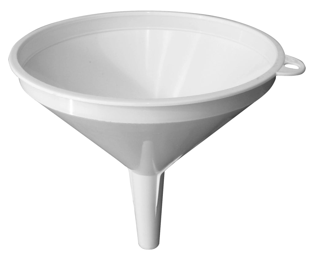 IMBUTO IN PLASTICA PER TRAVASO BIANCO  Ø cm. 18
