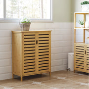 ARMADIO BAGNO 68x32x86 cm Bambù Naturale