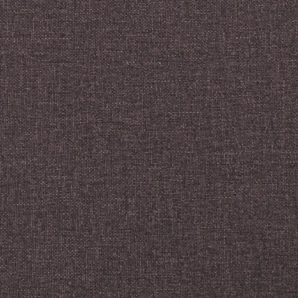 Giroletto senza Materasso Marrone Scuro 200x200 cm in Tessuto 3284966