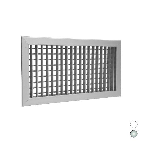 BOCCHETTA DI MANDATA AD ALETTE ORIENTABILI- All. RAL 9016 mm 400 x 150- BROF- pezzi 1