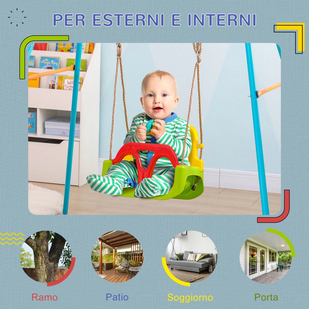 Altalena per Bambini in PP e PE ¨C Minimal ¨C 42x33x120-180 cm