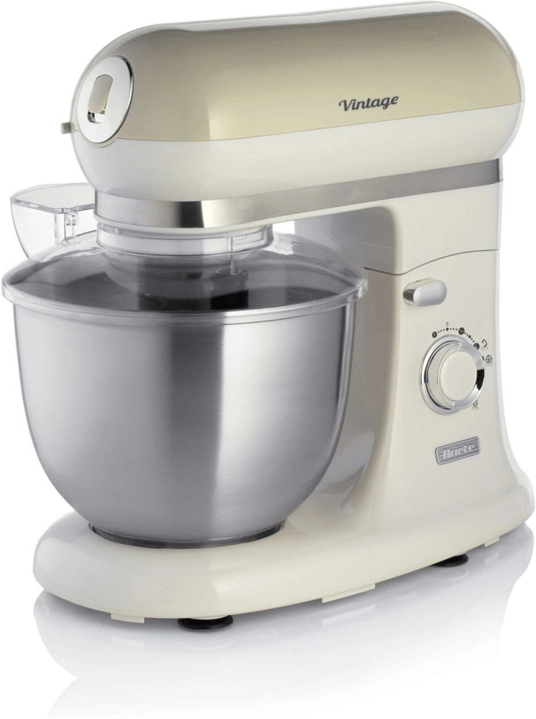 Ariete 1588 impastatrice planetaria - pane, pizza e dolci - 7 velocità - 3 fruste - 5,5 litri - acciaio inox - 2400 watt - linea vintage - celeste - ARI1588BL