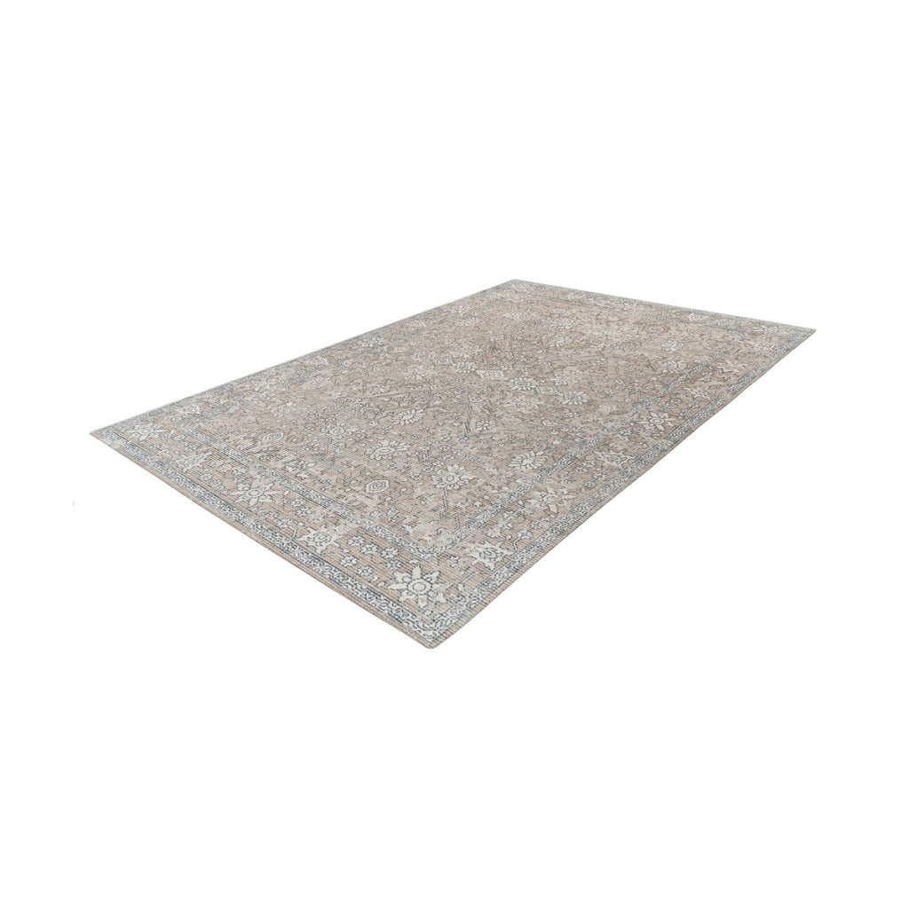 Tappeto Percy Khaki e Beige con stampa digitale