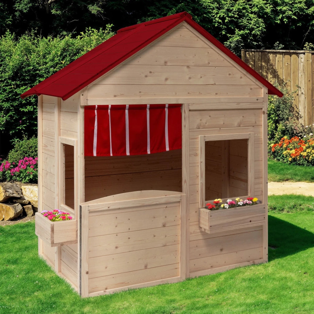 IDMarket - ADVENTURE casetta in legno per bambini, casetta per esterni