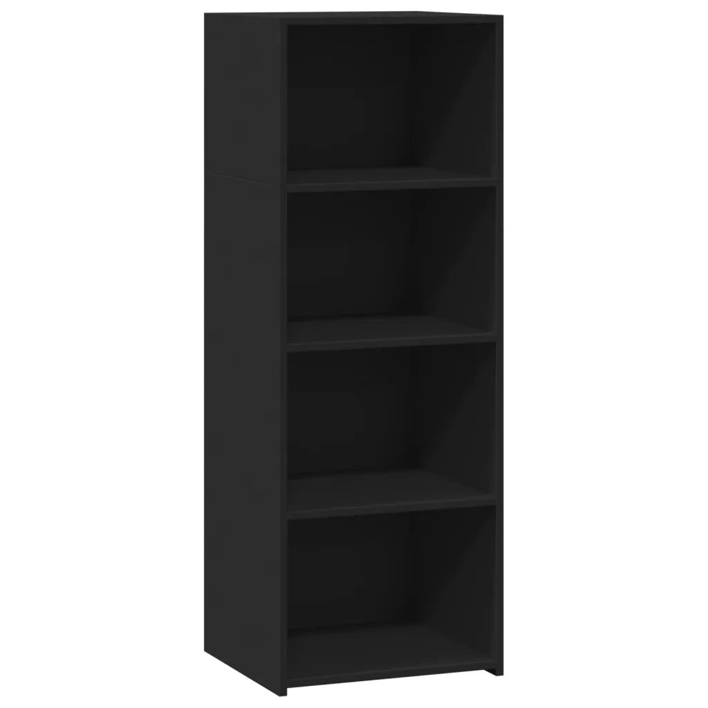 Credenza | Madia | Buffet da pranzo | Armadio da pranzo Nera 45x41x124cm in Legno Multistrato