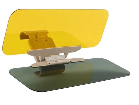 Verlungatore di Parabrezza per Auto - Ombreggiatore di Giorno e Notte - Parasole per Auto - Riduce la Riflessione - Adatto per 115-190 mm - Materiale Resistente PP/TPR