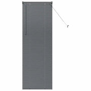 Tendaggi a Veneziana | Tenda a lamelle Grigio scuro 175 x 65 cm Alluminio