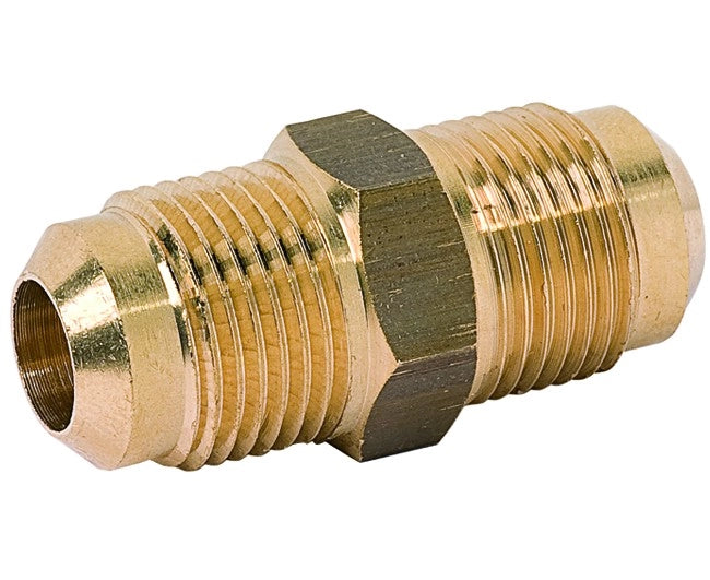 GIUNTO RIDOTTO IN OTTONE MASCHIO MASCHIO PER CONDIZIONAMENTO 1/4x3/8   PETTINAROLI