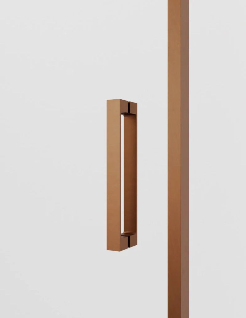 Box doccia ABANTE (TWENTY) 1+1 con lato fisso laterale 135x70 cm Rame