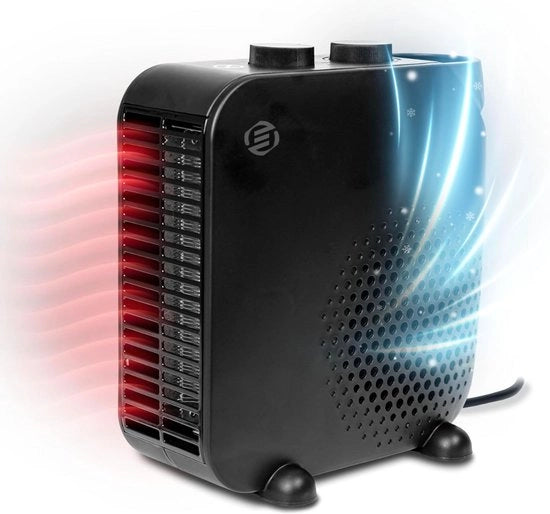 Blazer per riscaldamento dell'aria - Ventilatorkachel - Blazer per aria calda - Riscaldamento elettrico - Riscaldatore dell'aria