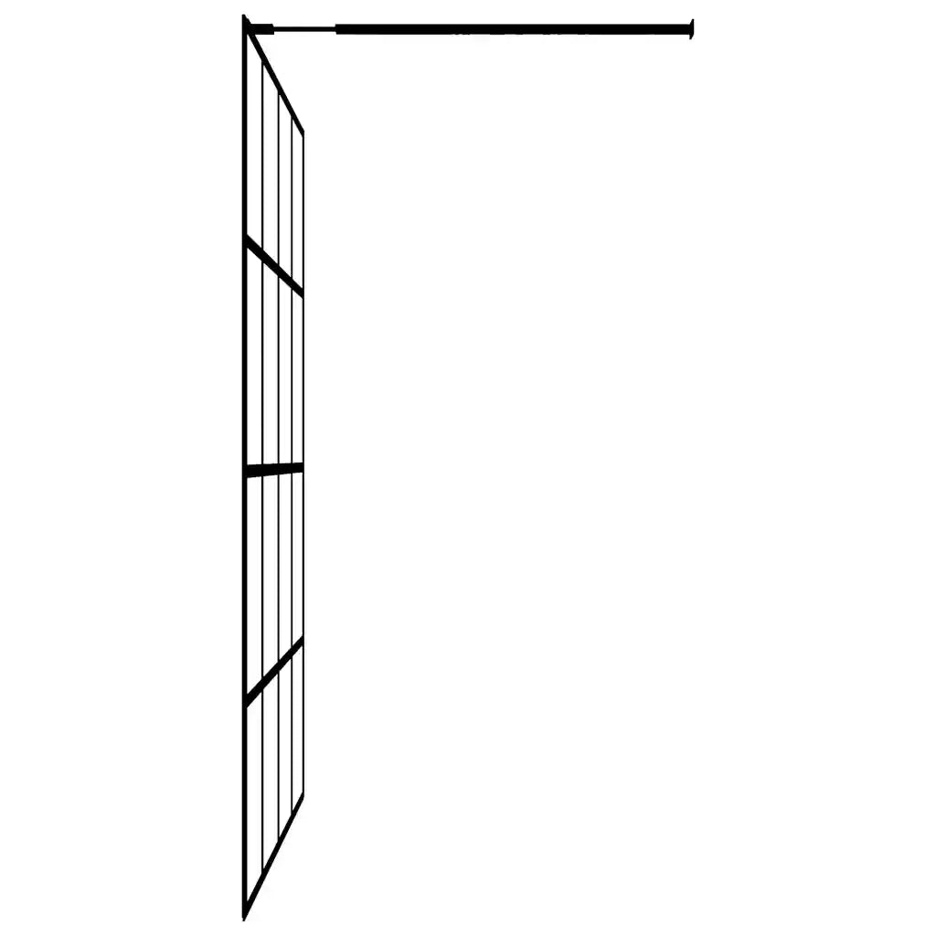 Cabina Doccia con Vetro Temperato Trasparente 90x195 cm 145675