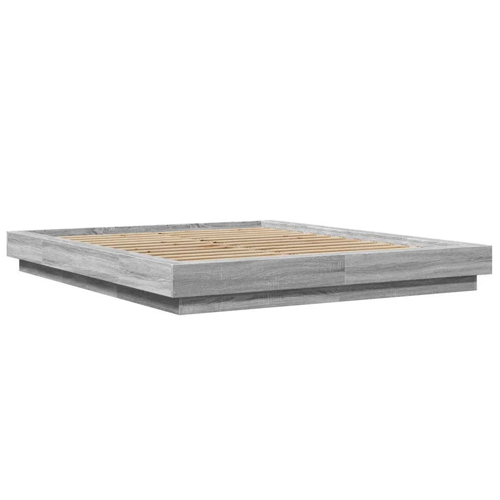 Giroletto Grigio Sonoma 160x200 cm in Legno Multistrato 3281180