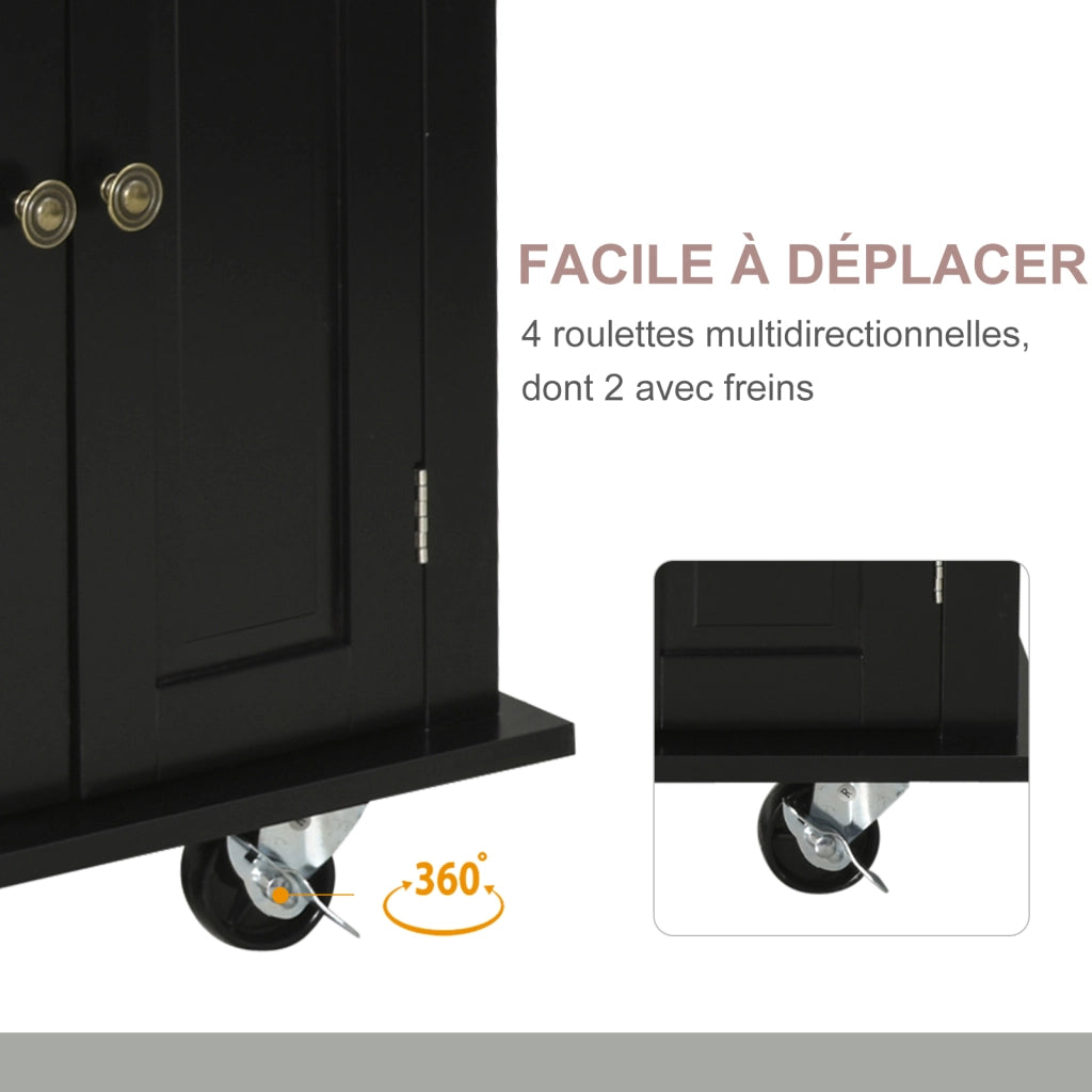 Mobile da cucina con ripiani e cassetti ¨C Minimal ¨C Nero