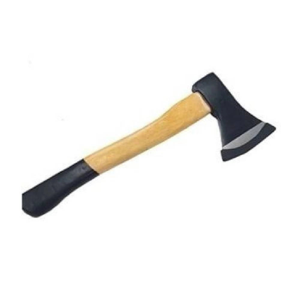 Trade Shop - Mini Ascia Accetta Forestale Scure Acciaio Temprato 800 Gr Manico In Legno -