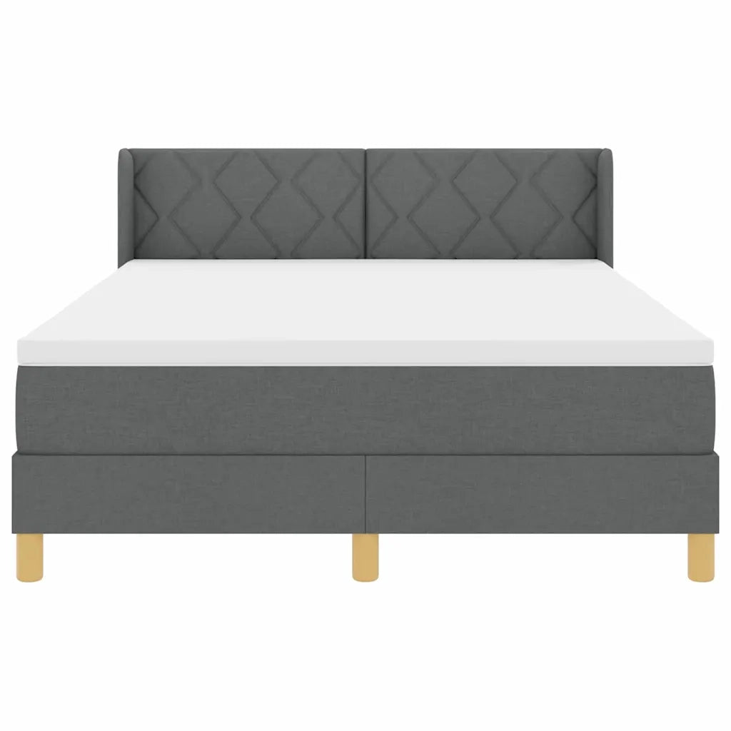 <strong>Letto a Molle< / strong> Grigio scuro 140 x 200 cm