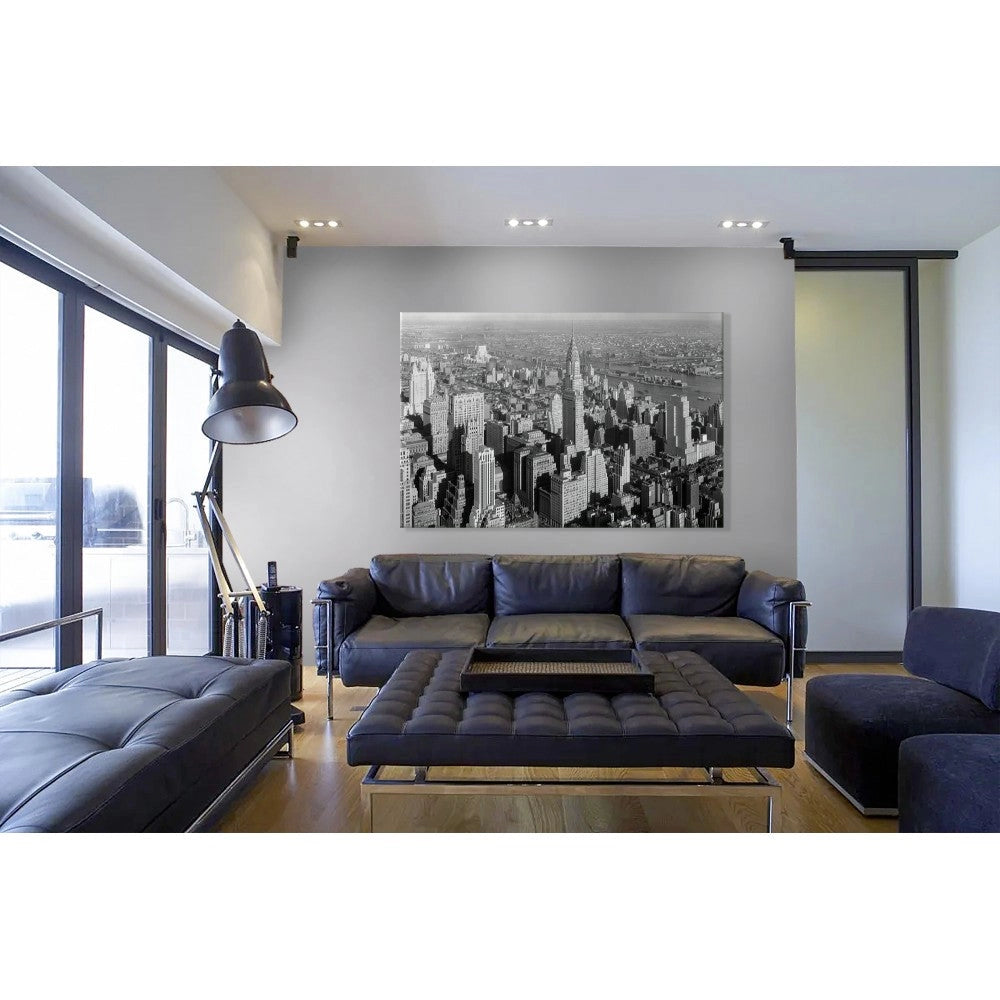 NewYork retrò - Quadro Canvas su telaio in legno Misura: 100x70 cm