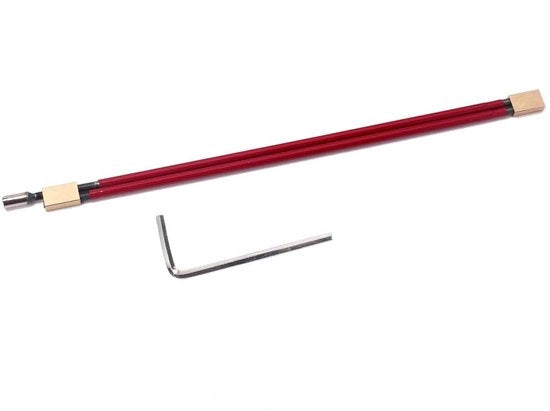 Truss Rod 2 vieghi regolabile - 460MM lunghezza totale - 4MM morsetto a pozzo - facile da installare - per manico chitarra acustica - controllo completo del collo