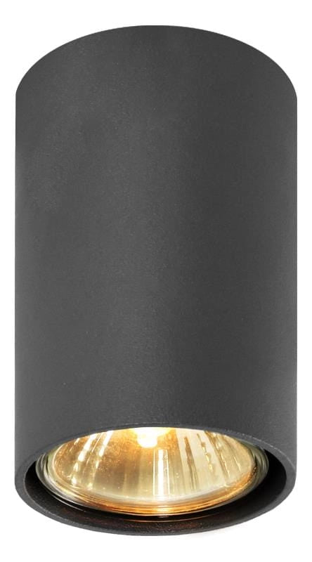 Faretto da soffitto Lampex Simba nero metallo GU10 1 luce