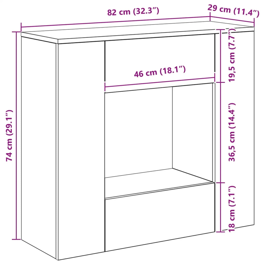 82 x 29 x 74 cm 899873