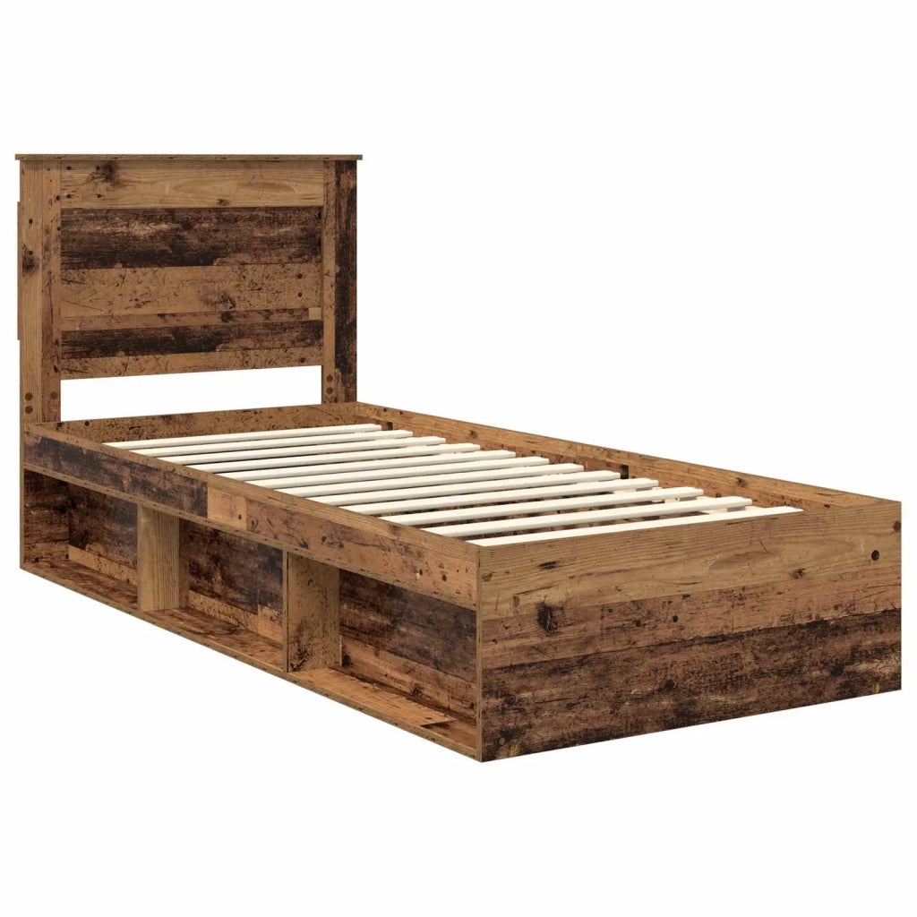 Struttura del letto Legno vecchio 90 x 200 cm Pino massello 3410142