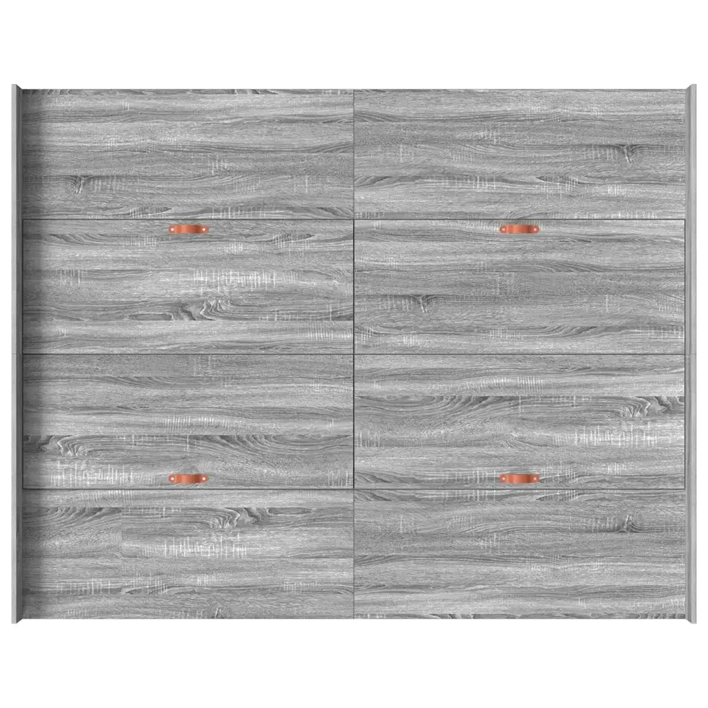 Struttura letto con contenitore-Giroletto con contenitore Grigio Sonoma 140 x 190 cm