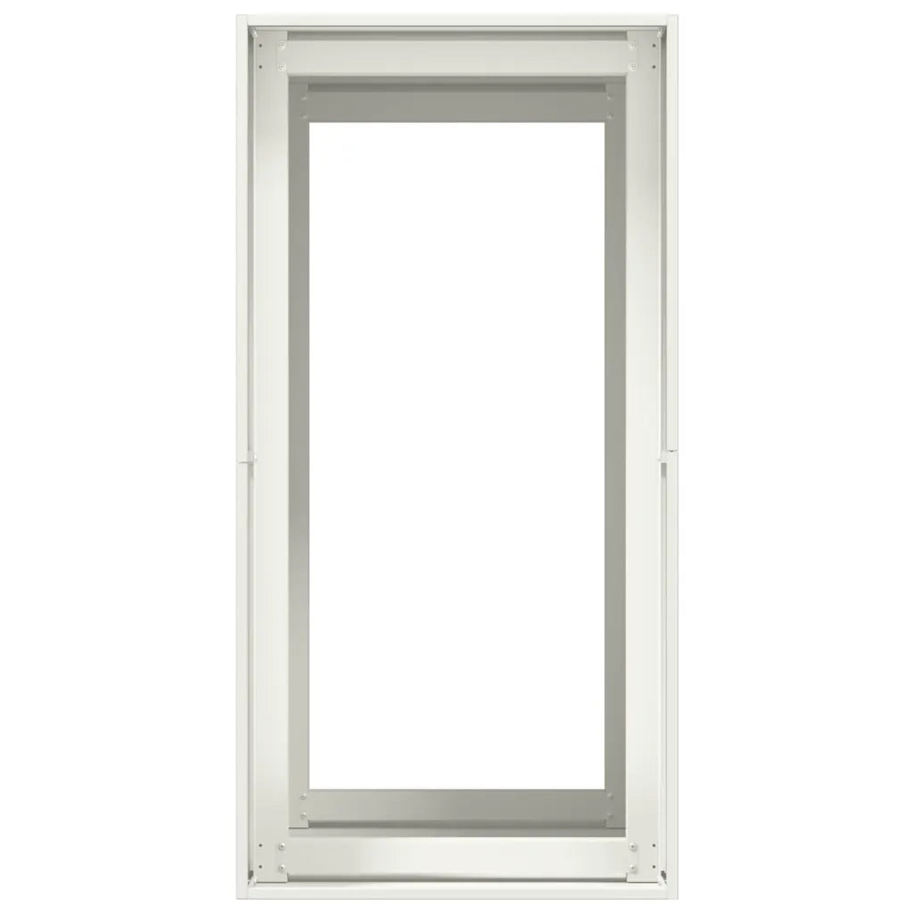 Fioriera | Cassetta per fiori | Vaso Bianca 40x80x80 cm in Acciaio