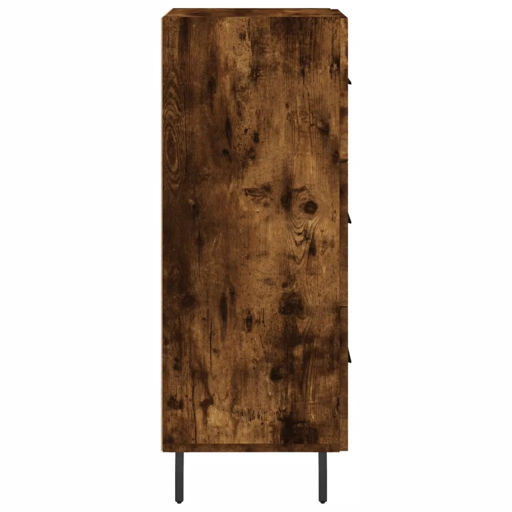 Credenza-Buffet-Armadio da cucina Rovere Fumo 34,5x34x90 cm in Legno Multistrato 639704