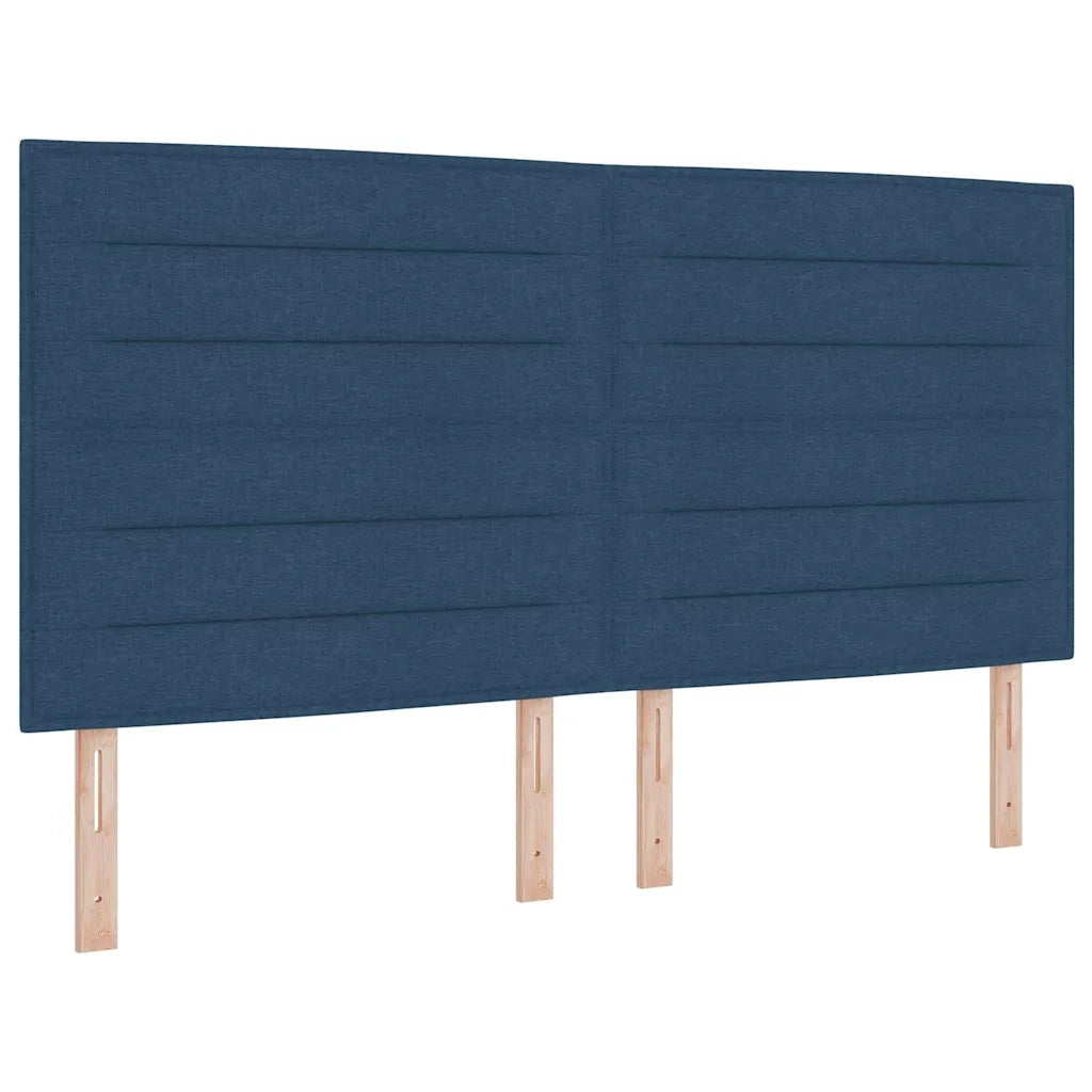 Testiera Blu 180 cm Tessuto 3337704