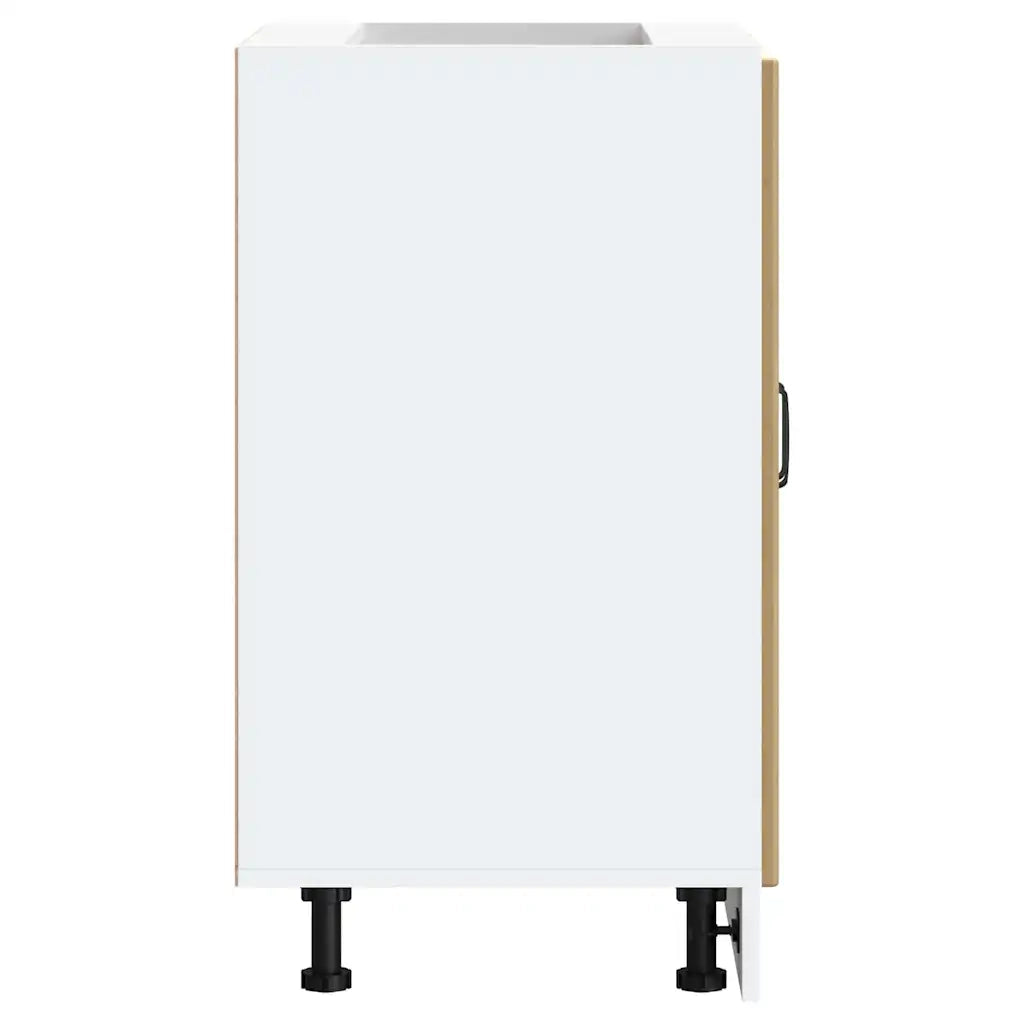 Mobile Base Lavello Lucca Rovere Artigianale Legno Multistrato 853686