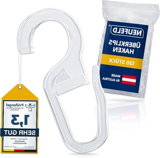 Hanger per tenda con occhiello da 10 mm - 120 pezzi - uso multifunzionale