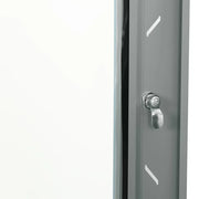 Armadietto di rete Grigio 53 x 45 x 45 cm Acciaio