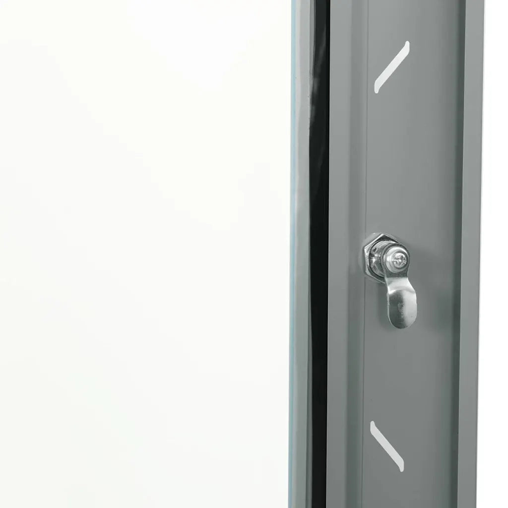 Armadietto di rete Grigio 53 x 45 x 45 cm Acciaio