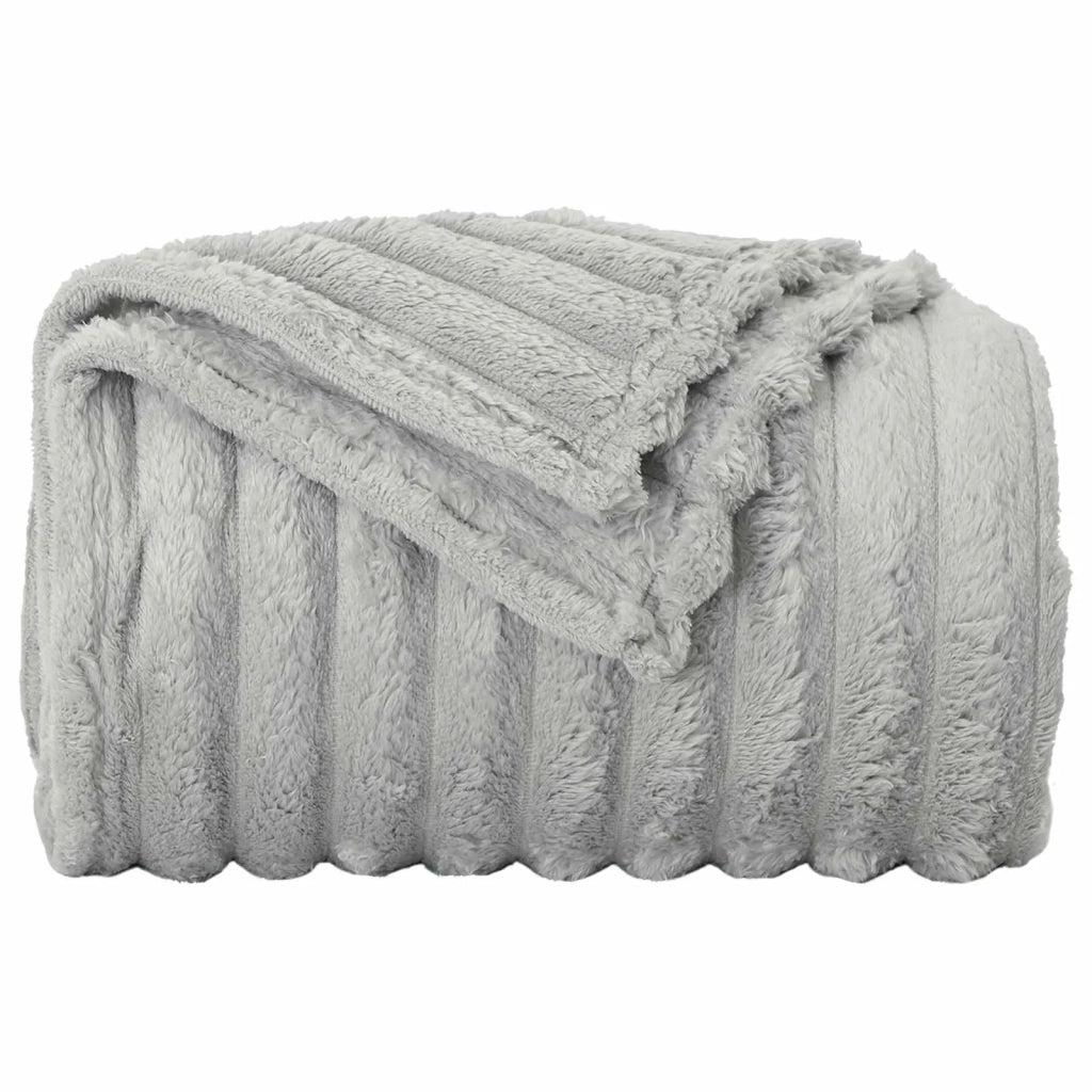 Coperta Grigio 150 x 130 cm Panno 42016833