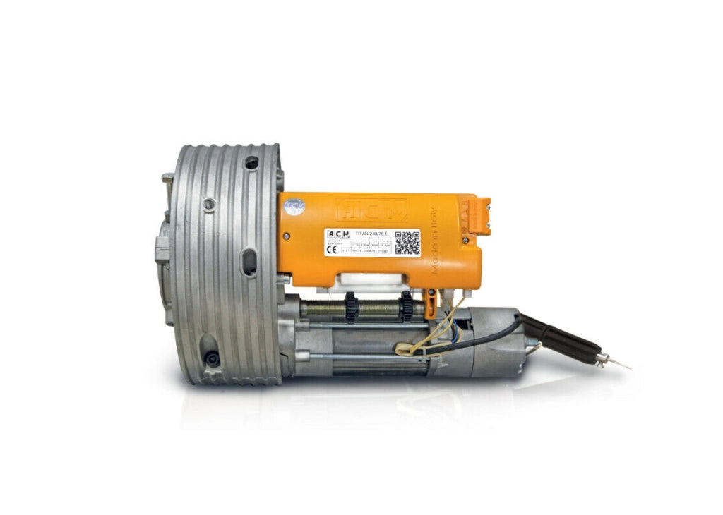 AUTOMAZIONE MOTORE ACM X SERRANDE ASSE 76 MM 180KG CON FRENO SARACINESCA GARAGE