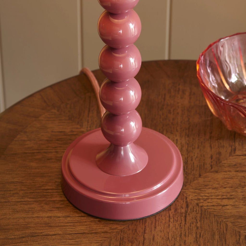 Base lampada da tavolo Higgledy Endon rosa lucida E14