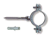 COLLARI PESANTI IN ACCIAIO ZINCATO PER TUBI- - 3/4 p/tubi ø mm.26/30 tassello ø mm.10 - 10 pezzi QUALITY