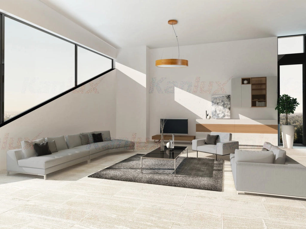 Lampadario rotondo in legno JASMIN 3xE27 Kanlux 36501