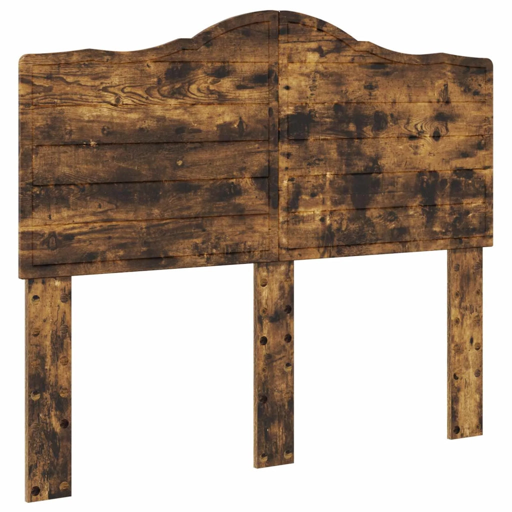 Letto matrimoniale | Letto per adulti | Struttura del letto Quercia Affumicata 135 x 190 cm