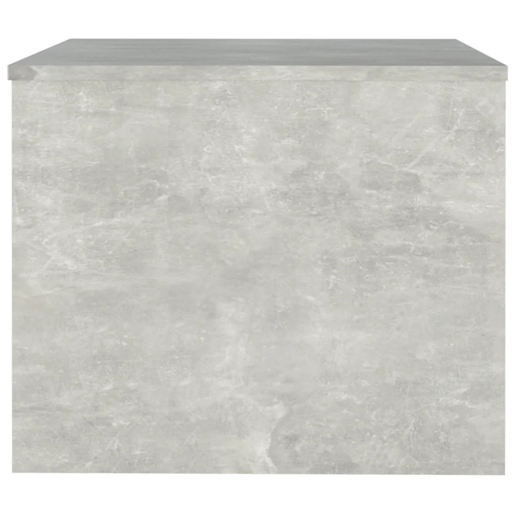Tavolino da Salotto-Tavolino da soggiorno-Tavolo Grigio Cemento 80x50x40cm Legno Multistrato 854535