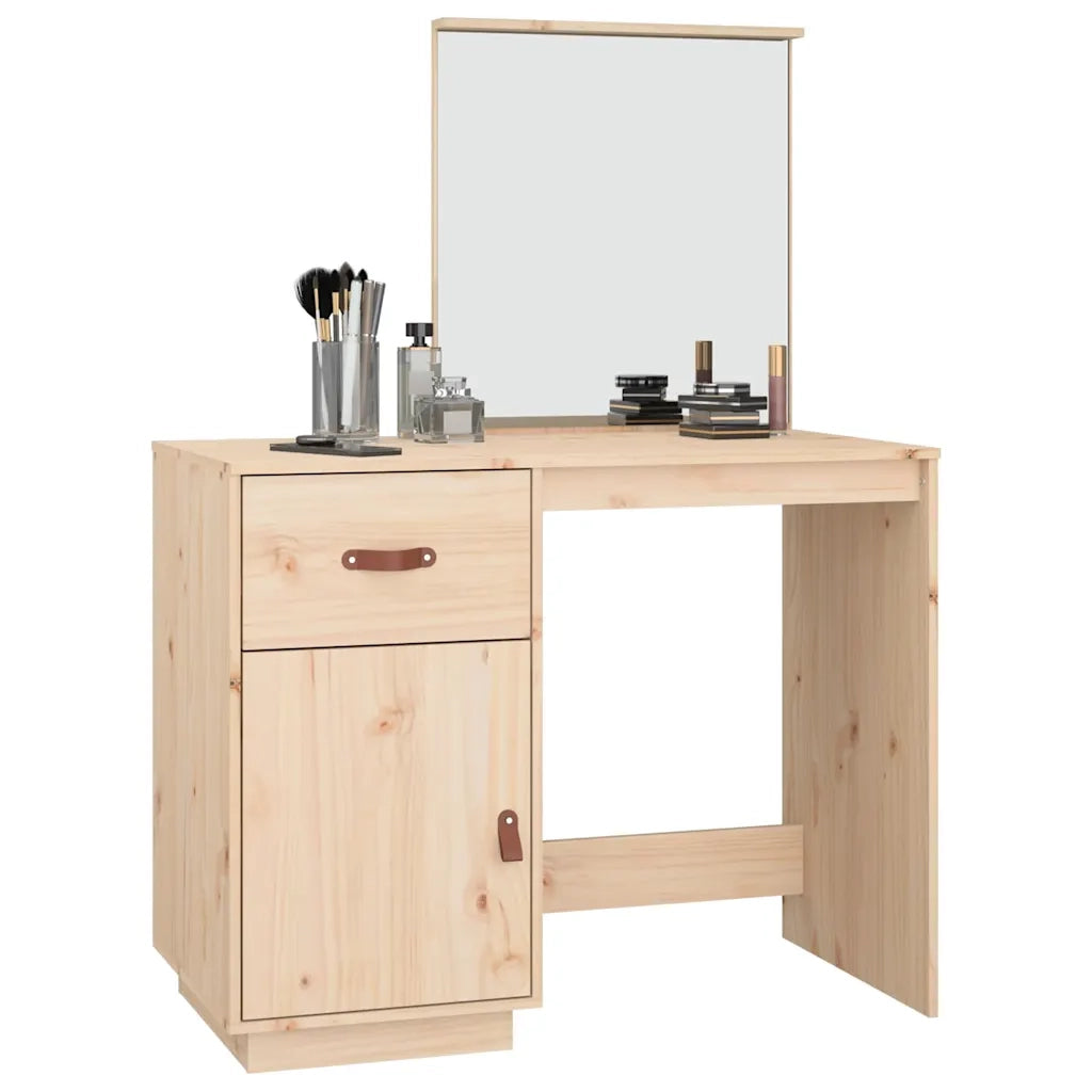 Toeletta 95x50x134 cm in Legno Massello di Pino 820087
