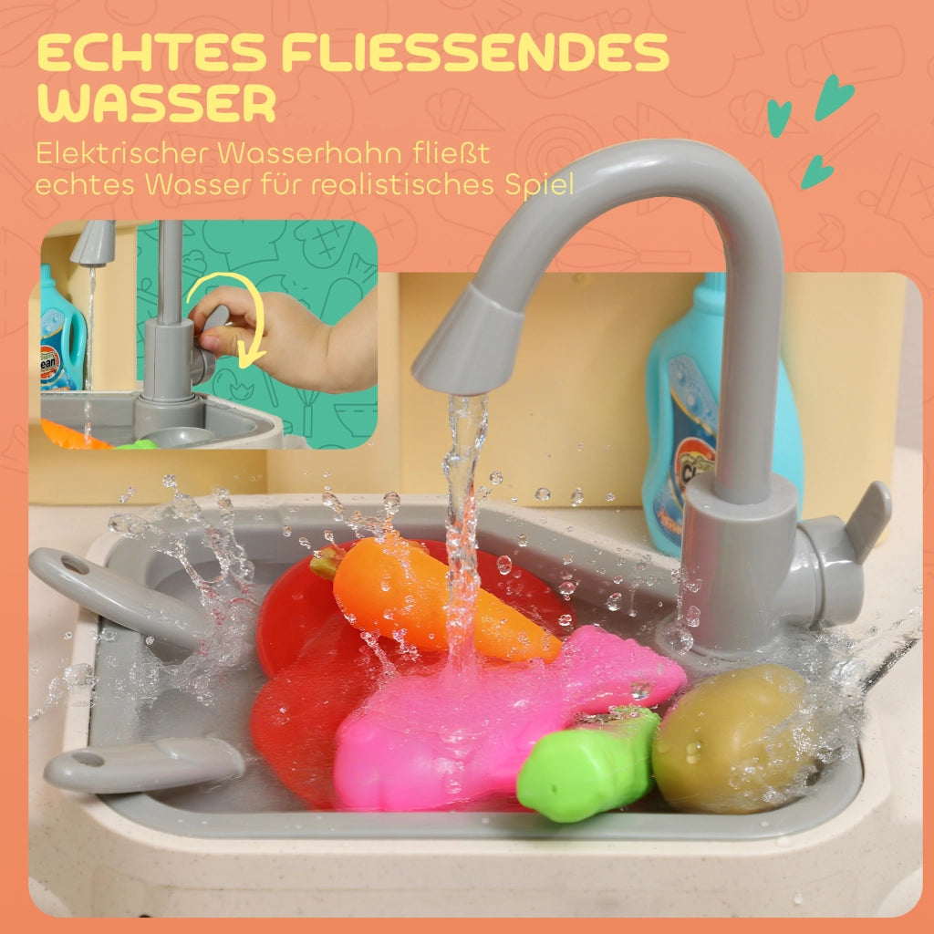 Cucina Giocattolo per Bambini ¨C Minimal ¨C Bianco con Accessori