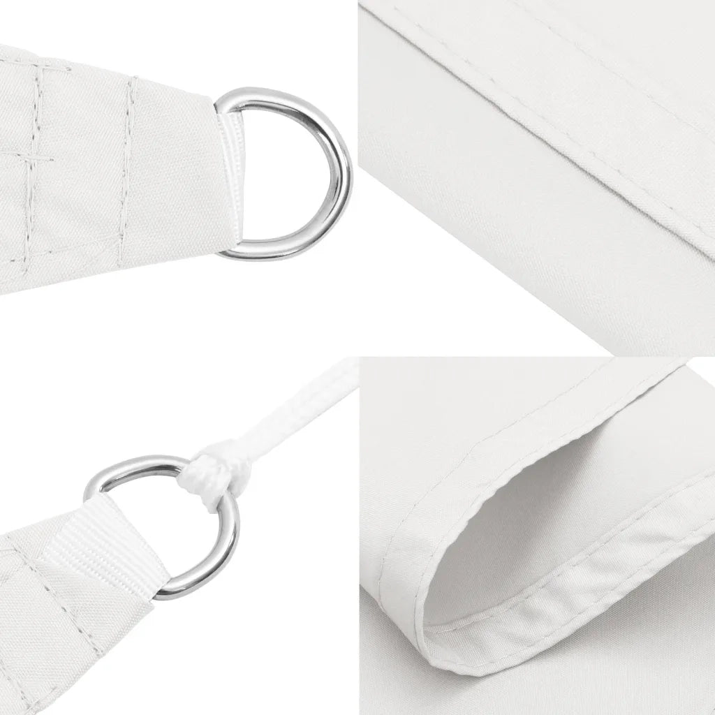 Parasole a vela | Telo Ombra | Vela da ombra Oxford Rettangolare 2,5x5 m Bianco