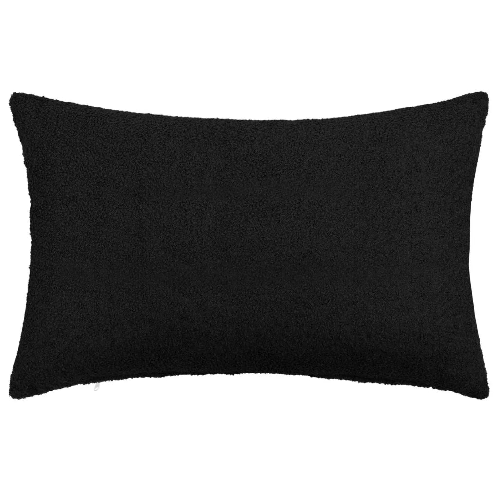 Federa 6 pcs HEERLEN Nero 50 x 70 cm Bouclé 911346