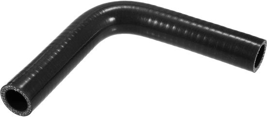Flessibile Silicone 90 Gradi - Universale - Diametro Interno 25 mm - Nero - Flusso Migliorato - Slang Silicone Flessibile