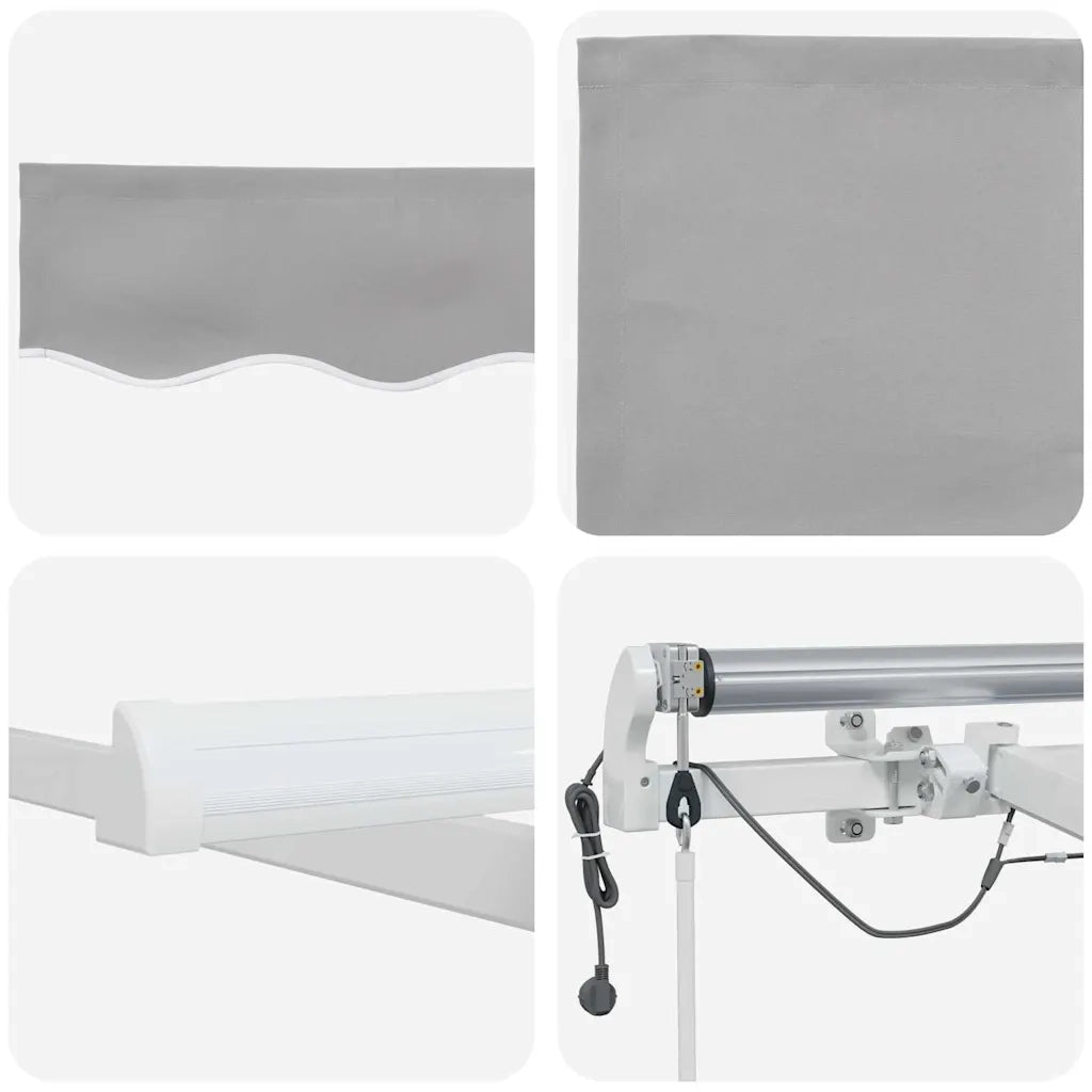 Tenda Retrattile Grigio chiaro 400 × 350 cm 3330802