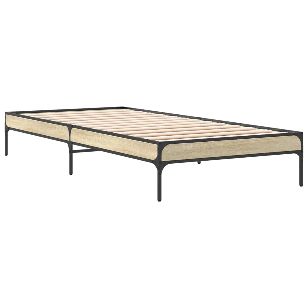Giroletto Rovere Sonoma 100x200 cm Legno Multistrato e Metallo 845027