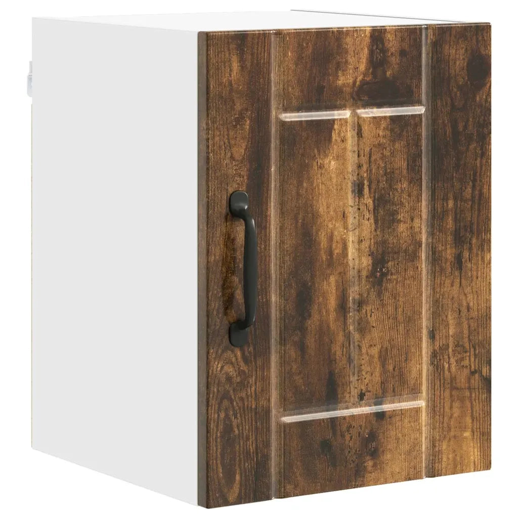 Pensile da cucina | Armadietto a muro LUCCA 2 pz Rovere Fumo 30 x 31 x 40 cm